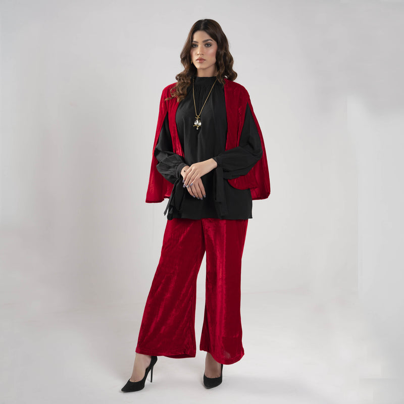 RED TWO PIECE SUIT (SWI2311SU02)