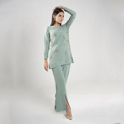SAGE EMBROIDERED TWO PIECE SUIT (SSP2401SU02)